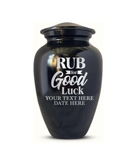 Personalized Extra <b>Large</b> Human Cremation <b>Urn</b> for Adult Ashes Men Woman Engraved Aluminum Finish <b>Urn</b> with Name Black Custom Size - Product Image 6
