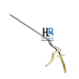 Baïonnette Kerrison Rongeurs poinçon manuel allemand acier inoxydable 45 degrés avant 5mm dévié base bouclée ensemble d'instruments - Product Image 4