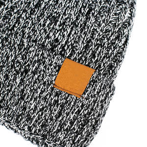 Gorros informales de negocios con logotipo personalizado Sombreros-100% Lana Jacquard Carácter y patrones de puntos Servicio OEM - Product Image 4