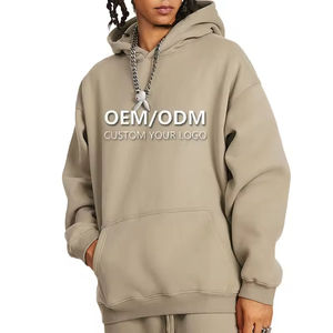 Sweat à capuche surdimensionné personnalisé 100 % coton épais avec poche brodée et impression numérique de haute qualité pour homme - OEM/ODM - Product Image 3