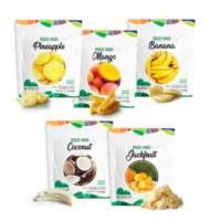 Ananas lyophilisé Tropickout - 100% fruits, sans sucre ajouté, végétalien, sans gluten, collation à base de plantes du Brésil