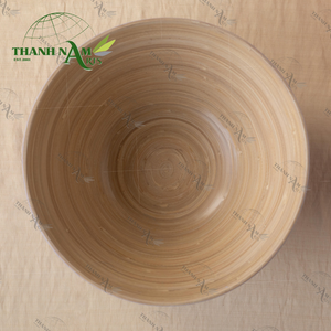 Juego de Tazones para Ensalada de Bambú Natural, Ecológicos, Desechables, Ligeros y Clásicos para Uso Doméstico, Personalizados OEM - Product Image 5