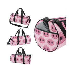 2024 bolsa de lona impermeable con logotipo personalizado portátil Simple de alta calidad bolsa de lona personalizada bolsa de lona deportiva - Product Image 3