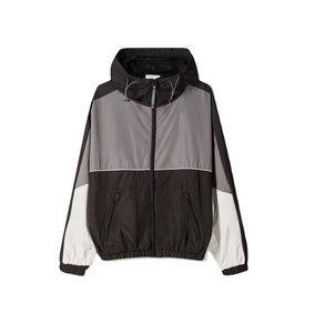 Custom <b>Men</b> Casual Nylon Utility Windbreaker <b>Jacket</b> Breathable Plus Size Summer Streetwear Waterproof Reflective Colors - Product Image 3
