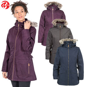 Cubierto con botón Venta caliente Las mujeres usan chaqueta Parka de invierno Buena calidad Las mujeres usan chaqueta Parka de invierno de nuevo diseño - Product Image 5