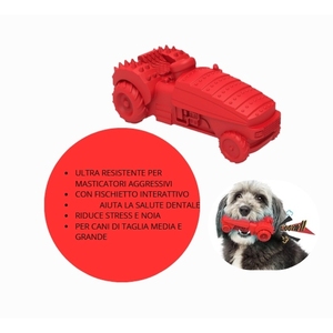 Juguete Masticable de Goma Natural Resistente para Perros Grandes, con Silbato, Anti-Estrés, Limpieza Dental, Producto Promocional para Mascotas - Product Image 3