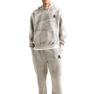 ชุดวอร์มลำลองสองชิ้นสำหรับผู้ชายเสื้อผ้าล้างกรดชุดวอร์มแฟชั่นสำหรับผู้ชาย - Product Image 6