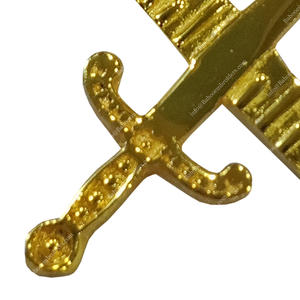 Bijou maçonnique en or pour collier d'officier fabriqué de manière experte pour les vêtements du rite Misraim - Product Image 4