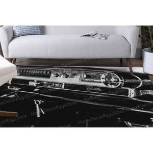 Alfombras Clásicas de Cadillac, Alfombras de Autos Antiguos, Alfombras para Autos, Alfombra Impresa, Alfombra Suave No Tejida - Product Image 4