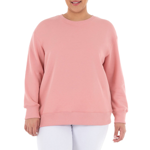 Vente en gros personnalisé grande taille lavage à l'acide pull pull pour les femmes col rond épaule tombante long sweat imprimé hiver devant - Product Image 2
