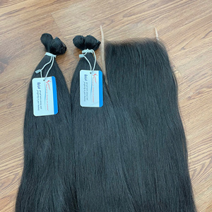NOUVEAU PRODUIT!! Extensions humaines vietnamiennes Cheveux naturels raides Trame de cheveux Extensions de cheveux doublement étirés - Product Image 1