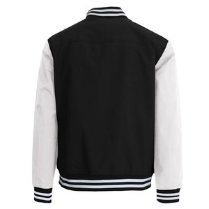 Veste universitaire pour hommes manches en cuir véritable et laine mélangée Letterman Boys College Varsity Jackets XS-5XL - Product Image 4
