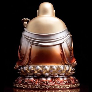 Lớn 12 16 19 Inch Tốt Nhất Lớn Tặng Quà Trang Trí Ngồi Cười Phật Tượng Điêu Khắc Với Tiền Vàng Cho Phòng Ngủ Nhà vastu - Product Image 5