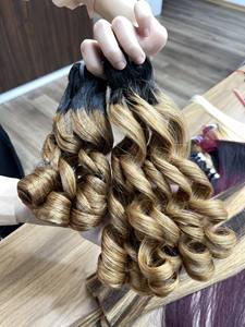 Vente en gros de faisceaux de cheveux 100% cheveux vierges non transformés à cuticules alignées meilleure qualité Vietnam - Product Image 4