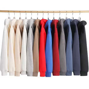 Sweat à capuche en coton mélangé personnalisé respirant pour hommes et femmes dans le même style basique sweat à capuche en polaire pour les couples - Product Image 2