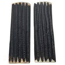 Mango de cuchillo de hueso de camello de la mejor calidad, estilo de cuerno teñido con talla de animales, mayorista directo, color negro de la India - Product Image 4