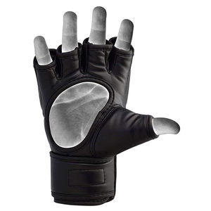 Gants de kick-boxing à demi-doigts Fine Fitness, gants d'entraînement MMA en cuir, prix de gros, prix bas, service OEM - Product Image 3