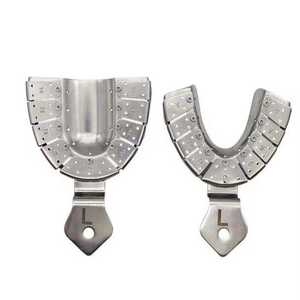 Venta al por mayor de bandejas de impresión dental, instrumento de dentadura de acero inoxidable, herramienta de laboratorio dental, suministro de herramientas de prótesis dentales - Product Image 2