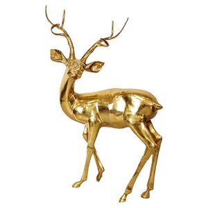 ของตกแต่งบ้านชิ้นทองห้องนั่งเล่นภายในโต๊ะนอร์ดิกงานหัตถกรรมทองเหลืองเครื่องประดับรูปสัตว์หรูหราตกแต่งบ้าน - Product Image 2