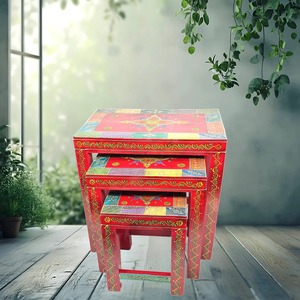 Table de chevet de coin de lit en bois élégante et moderne, fabriquée à la main, élégante, durable, fonctionnelle, meubles pour chambre à coucher, design contemporain - Product Image 5