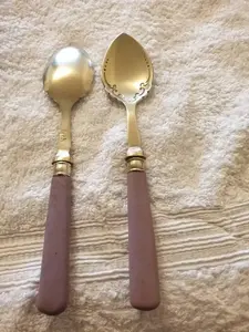 Ensemble de cuillères en métal artisanales exquises couverts artisanaux de luxe pour la salle à manger moderne et la décoration de table à la maison élégante - Product Image 6