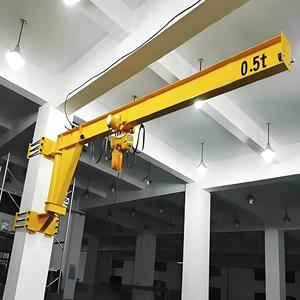 3ton tường di động Bracket xoay Hook <span class=keywords><strong>JIB</strong></span> <span class=keywords><strong>Crane</strong></span> với Palăng điện - Product Image 3