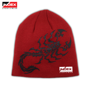 Custom Printed Thick Knitted Winter Beanie Soft Stretch Cap for Men and Women with 3D Embroidery Casual Scene Applicable - Product Image 4