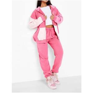 Conjunto Deportivo de Dos Piezas para Mujer, Sudadera con Capucha de Algodón, Pantalones Jogger Acampanados, Chándal Holgado de Alta Calidad con Paneles - Product Image 4