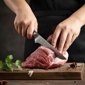 Couteau de poche pliable à lame en acier inoxydable avec bouton poussoir, de qualité industrielle, personnalisable par OEM, pour la chasse, la cuisine, le bricolage - Product Image 2