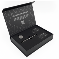 Boîte cadeau rigide de luxe magnétique personnalisée avec laminage mat, doublure en mousse, gaufrage, revêtement UV, conception personnalisée haut de gamme OEM/ODM
