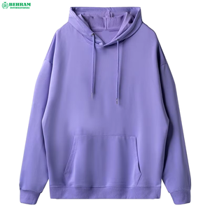 Sweat à capuche personnalisé ODM haut de gamme 100 % coton, en molleton ou tissu éponge français, coupe classique, décontracté, pour l'hiver, motif 3D uni, vente en gros - Product Image 3