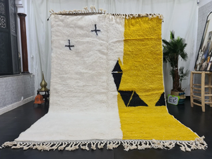 Tapis de haute qualité fait à la main marocain grande taille tapis 8x10 pieds tapis tufté pour la décoration intérieure tapis en laine véritable - Product Image 2