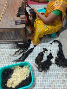 Extensiones de cabello camboyano alineado con cutícula virgen birmana al por mayor, cabello rizado Natural negro, cabello humano rizado birmano crudo - Product Image 4