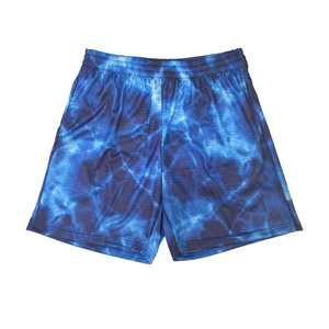 กางเกงขาสั้นเล่นบาสเก็ตบอลผ้าโพลีเอสเตอร์100% ออกแบบได้ตามต้องการโลโก้อเมริกันสตรีทแฟชั่น XS แบบถักลายไฮสตรีท - Product Image 6