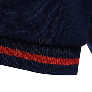Camiseta Polo de Algodón para Hombre, Estilo Casual Urbano, Manga Corta, con Bordado y Serigrafía, Ligera, de Color Sólido - Product Image 6