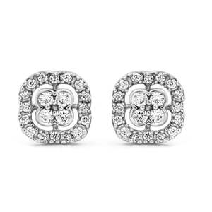 Pendientes Zarkan Bold Buds con Baño de Oro de 18K, Diseño Floral y Frutal Vintage con Diamantes, Material en Oro Rosa - Product Image 2