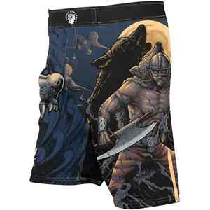 เสื้อยืดแขนยาวสำหรับผู้ชาย BJJ MMA ชุดป้องกันผื่นคันสำหรับผู้ชายเสื้อยืดรัดรูปพิมพ์ลายแบบกำหนดเองกางเกงขาสั้นกางเกงขาสั้นสำหรับคนแมงมุมเซิร์ฟ - Product Image 5