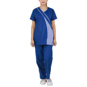 Custom V-Neck Unisex Hospital Scrubs Uniforme Conjuntos Clínica Personal Scrub Uniforme Set - Product Image 1