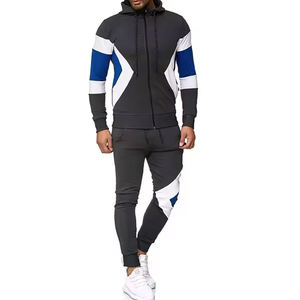 Survêtement en molleton de coton imprimé de haute qualité pour hommes avec broderie d'écusson de logo personnalisé Produit le plus vendu en gros - Product Image 4