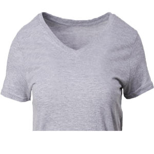 Nueva Camiseta Personalizada para Mujer, Cuello Redondo, Manga Corta, Lisa, Antiarrugas, Ecológica, de Felpa Transpirable, con Relieve - Product Image 4