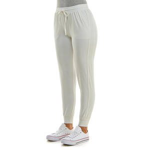 Pantalons de jogging pour femmes en coton de sport, style flare, taille haute, vente en gros - Product Image 1