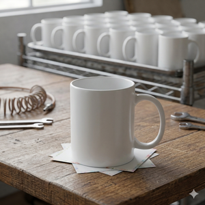 Mug à sublimation Orea blanc 11oz – Mug en céramique de qualité supérieure pour impression personnalisée - Product Image 2