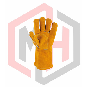 Gants de travail en cuir ignifuges, antidérapants, flexibles, respirants, résistants aux déchirures, antistatiques, sans silicone, pour les mains et les bras - Product Image 2