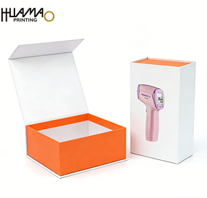 กล่องของขวัญกระดาษแข็ง Huamao สำหรับเครื่องวัดอุณหภูมิหน้าผากแบบอินฟราเรด กล่องของขวัญกระดาษแบบกำหนดขนาดและดีไซน์เองได้ - Product Image 1