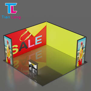 TianLang 20 * 20FT/6*6M Caja de luz de doble cara Pantalla de cabina Pantalla de venta al por menor en forma de L con Dobleng Arko Na Hugis Kalakalan - Product Image 4