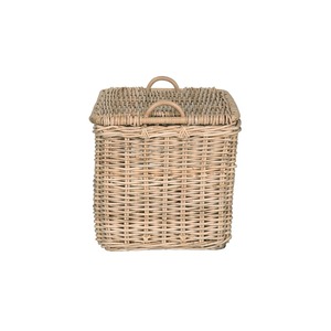Cesta de ratán con tapa y asa, cesta de almacenamiento hecha a mano, venta al por mayor, ecológica, hecha en Vietnam - Product Image 4