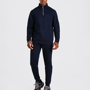 Survêtements en coton avec logo brodé personnalisé Survêtements unisexe Ensemble de jogging - Product Image 1