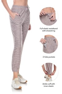 Pantalons d'hiver pour femmes en polyester/coton de haute qualité, nouvelle arrivée 2025, design personnalisé, respirant, devant plat - Product Image 3