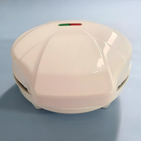 Mini gaufrier électrique antiadhésif avec plaques personnalisables, chauffage double face, 700W, usage domestique, commercial et hôtelier, petit-déjeuner rapide