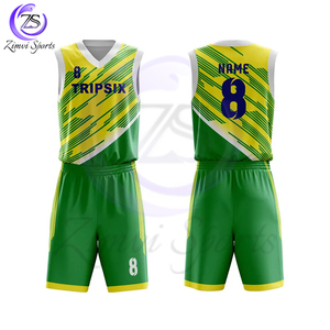 Uniforme d'équipe de sport léger et ample sans manches d'équipe de club respirant de basket-ball - Product Image 3